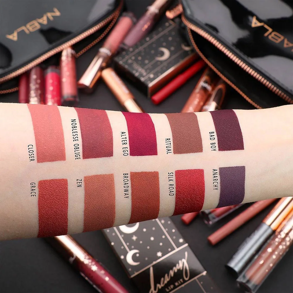GIVENONE водонепроницаемый блеск для губ Матовая жидкая губная помада Lipkit Косметика