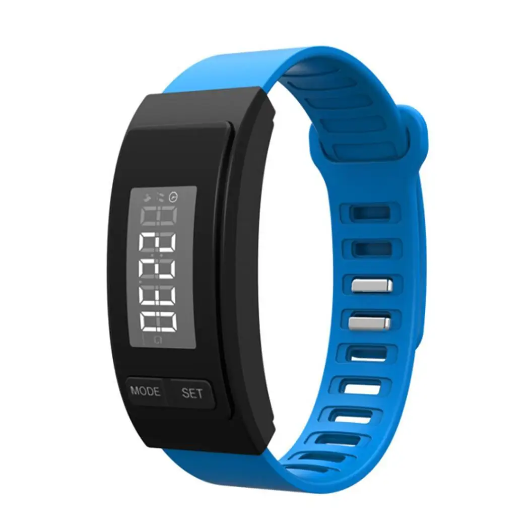 Шагомер счетчик калорий цифровой ЖК Смарт-браслет ходьбы 0 42 дюйма расстояние |