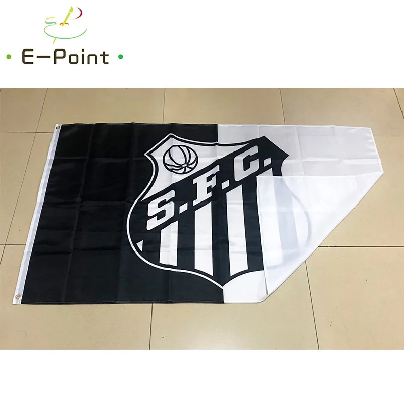 Бразилия Сантос футебол Clube FC 3 фута* 5 футов(90*150 см) размер рождественские украшения для домашнего флага баннер Тип подарки