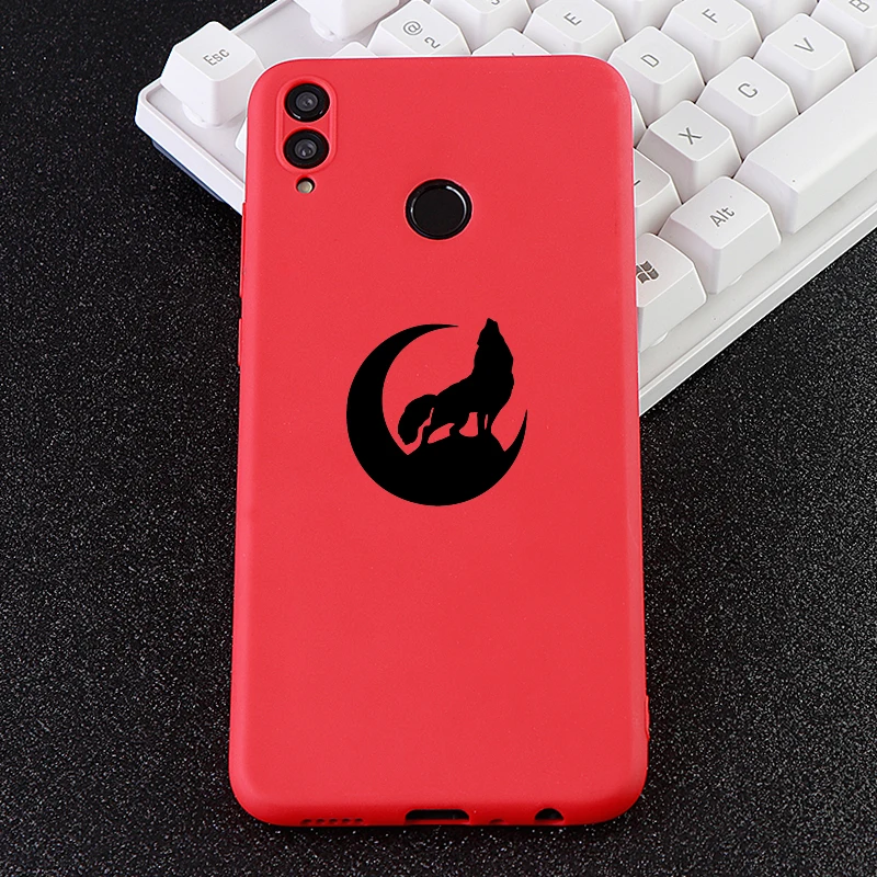 Funny Mobile Phone Cases for Huawei Honor Note Mate10 Pro 20X Nova3 3i New Case Wolf Soft Silicone Cell Covers Accessories |