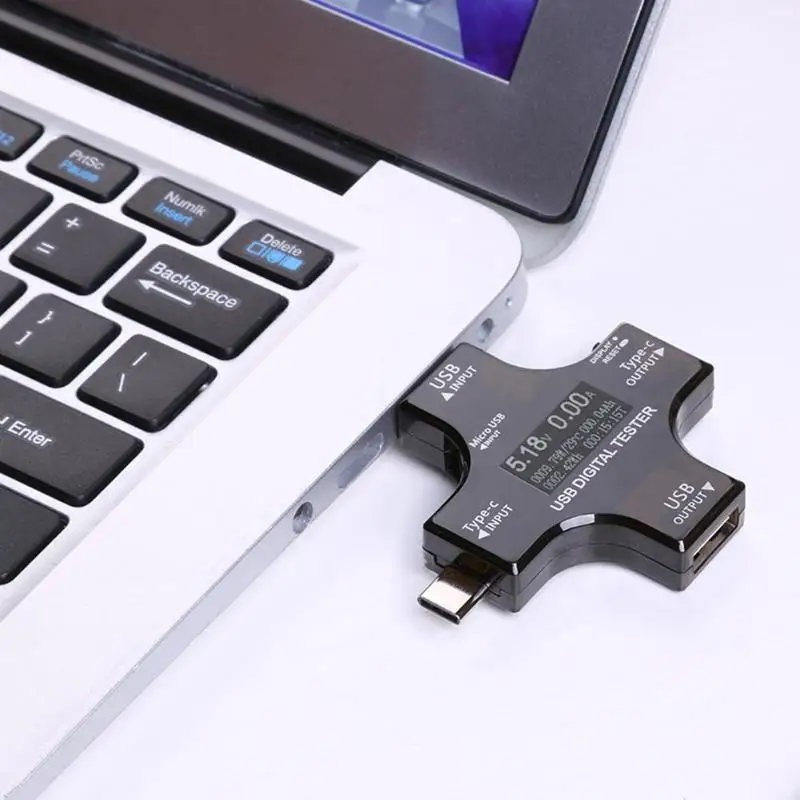 Тип-c PD USB Тестер DC Цифровой вольтметр Амперметр Напряжение детектор тока