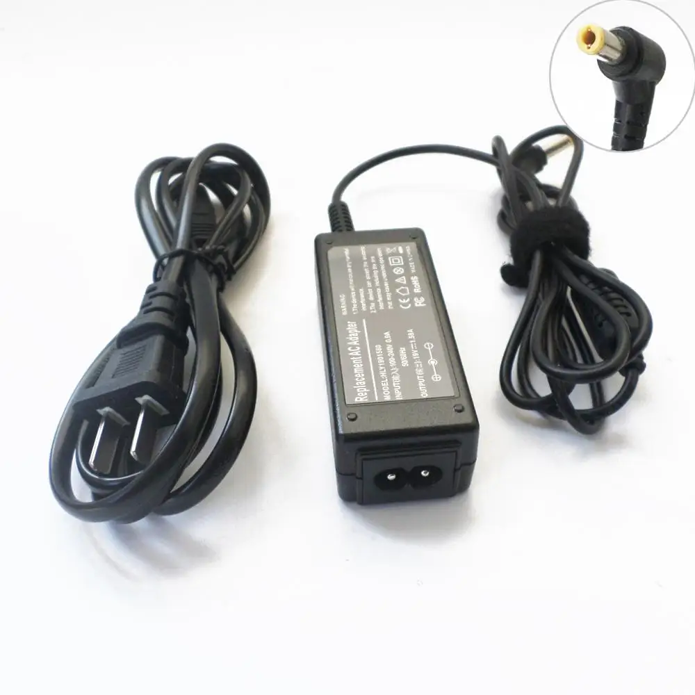 

NEW AC Adapter Battery Charger For Toshiba Mini Netbook PC NB305-N444BN,NB305-N450BN NB500-12X,NB500-12Z NB550D-10U NB520-124