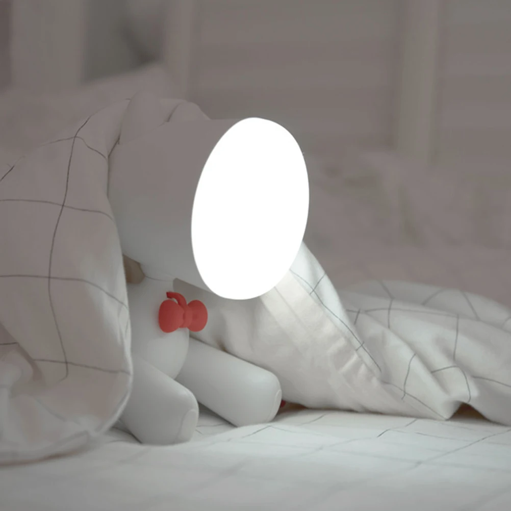 Регулируемая Настольная лампа в виде собаки вращающаяся для чтения с USB зарядкой