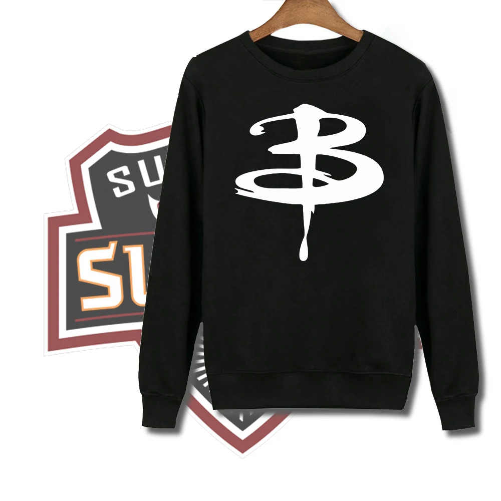 Giancomics Горячая Охотник на вампиров толстовка хлопок теплый фильм Crewnecks лаконичный