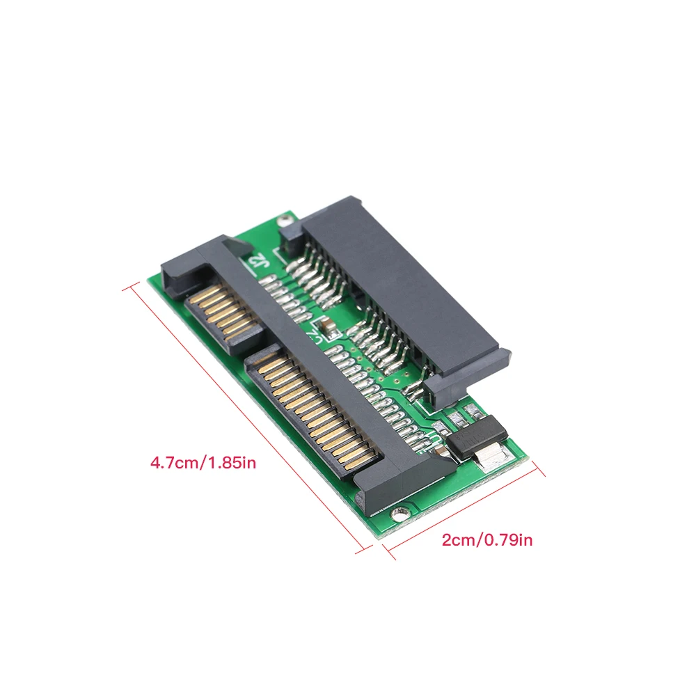 Новинка 1 8 дюйма Micro SATA HDD SSD TO 7 + 15 2 5 дюймов адаптер конвертер карта плата для