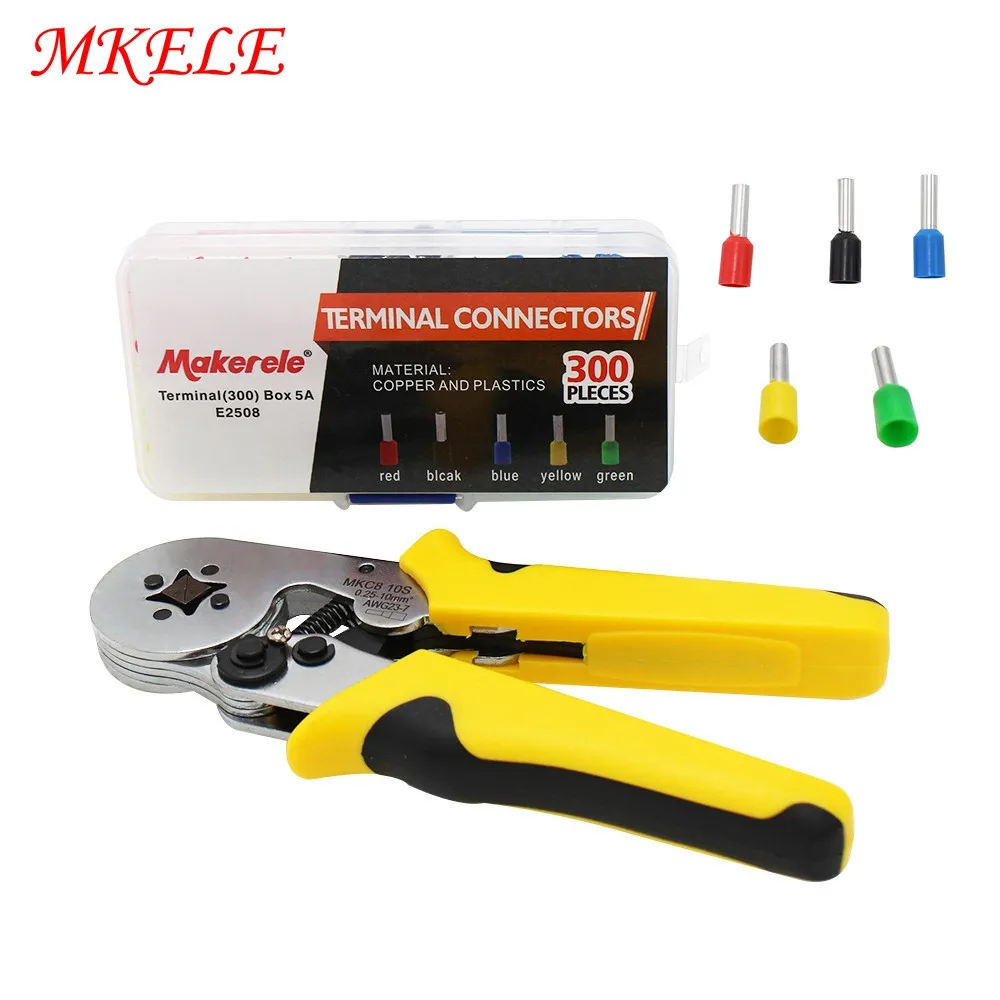 Crimping Tool HSC8 Cold Pressing Terminal Pliers Multi-function Needle Clamping Wire Electrical Tools Small Type | Инструменты