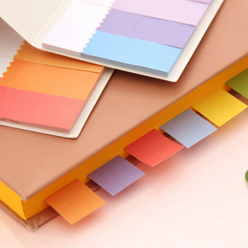 2pcs Note Schedule Index Sticker Paper Notepad Self-Adhesive Label Bookmarks School Student Supply 2018 | Канцтовары для офиса и