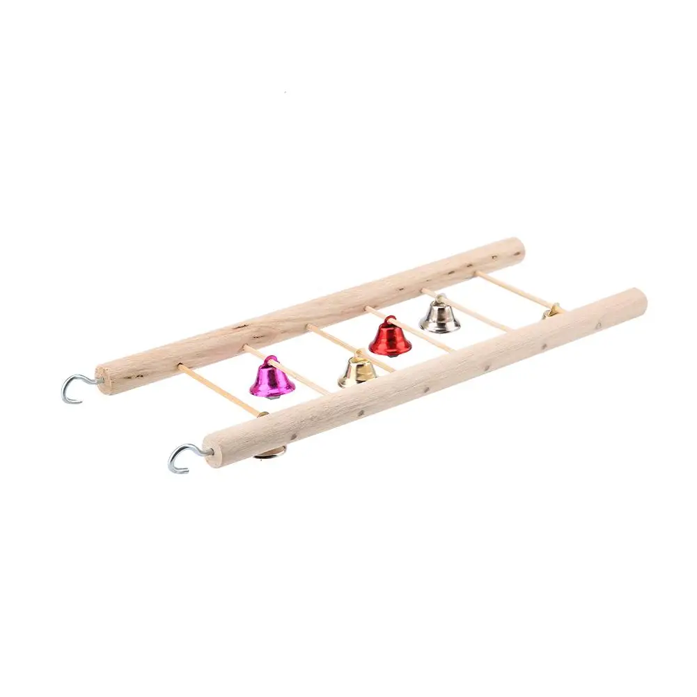 Wood Bird Ladder Climbing Toy Hanging Swing For Cage Pet Toys New | Дом и сад