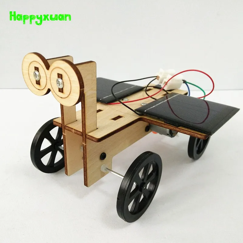 Happyxuan DIY эксперимент на солнечной батарее автомобиль в комплекте научный