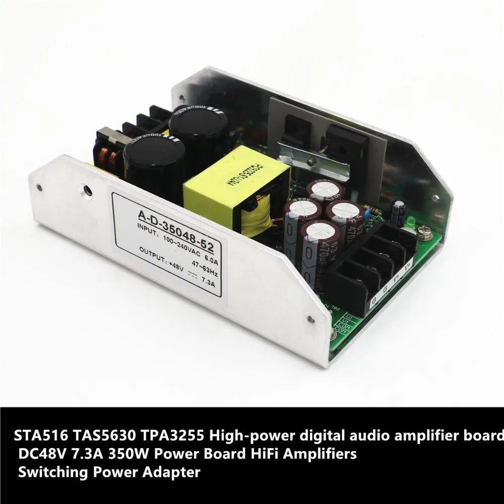 DC 48V 7.3A 350W amplifier Power Board STA516 TAS5630 TPA3255 digital audio Amplifiers Switching Power Adapter Power Supply
