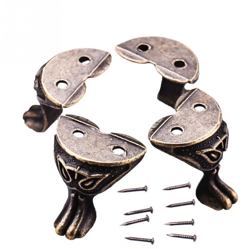 4 шт. античный сплав ювелирные изделия деревянный ящик для вина чехол