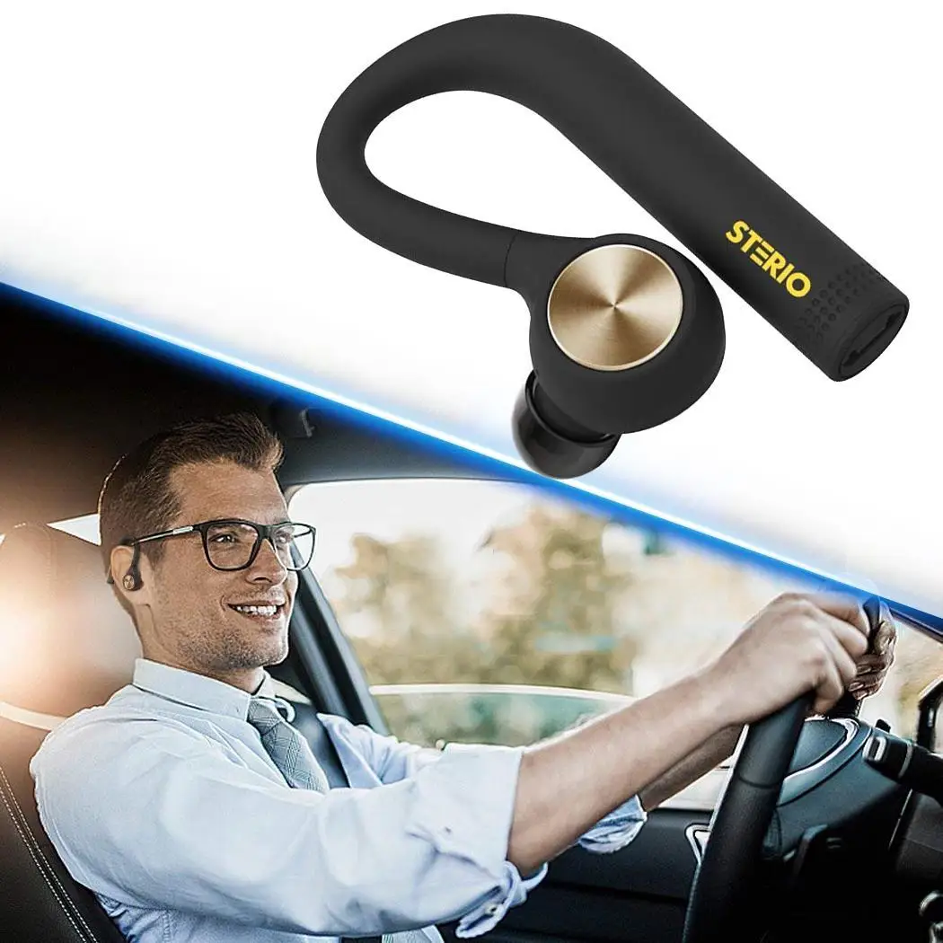 Ушной крючок Bluetooth беспроводные музыкальные наушники водонепроницаемые 1 5 часа