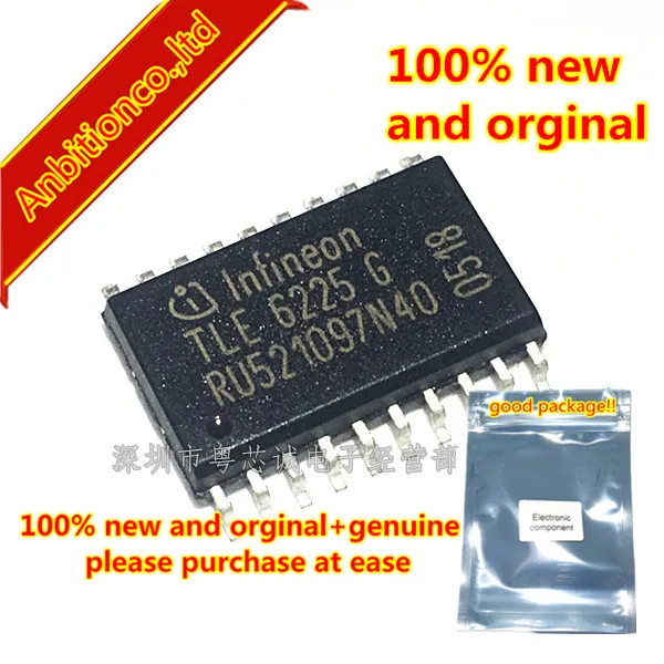 5 шт. 100% новый и оригинальный TLE6225G TLE6225 SOP20 умный четырехъядерный низкобоковой переключатель