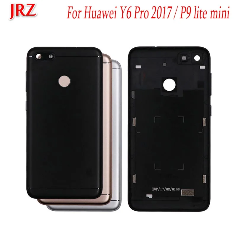 Для Huawei Y6 Pro 2017 / P9 Lite Mini SLA L02 L22 батарейный отсек с кнопкой Задняя Дверь Замена