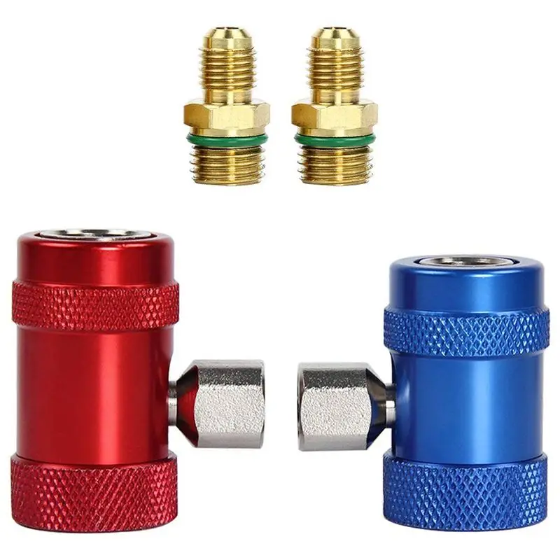 Авто AC High / Low Side R1234yf быстроразъемные адаптеры конверсионный комплект с ручными