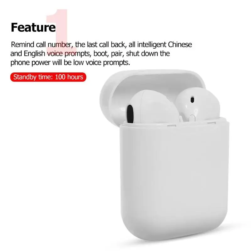 I11 TWS беспроводные Bluetooth наушники стерео гарнитуры ж/зарядная коробка модные для