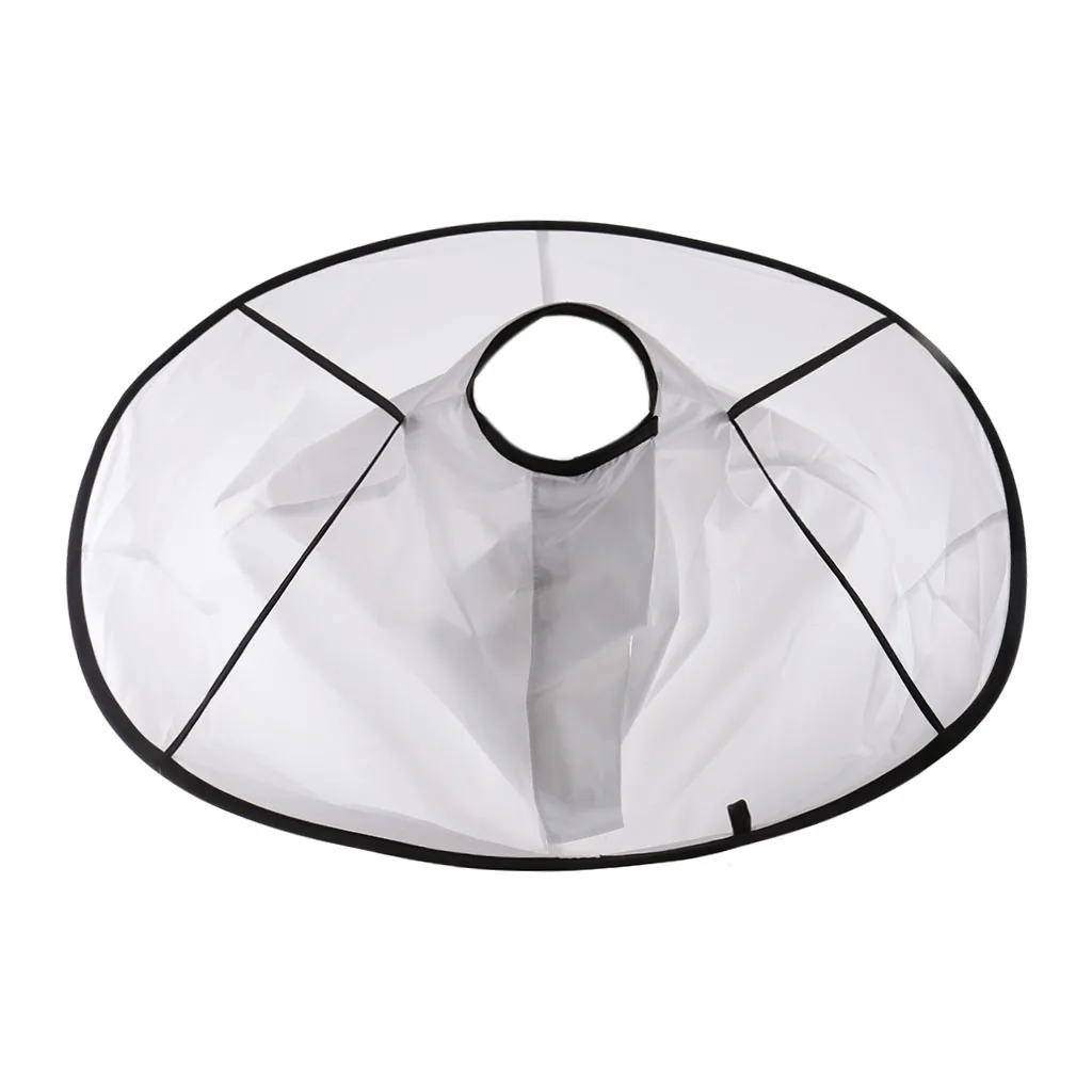 

White Bib Umbrella Hair Cutting Cape Barber Styling Professional Waterproof Cloak Cloth Hair Styling Accessories