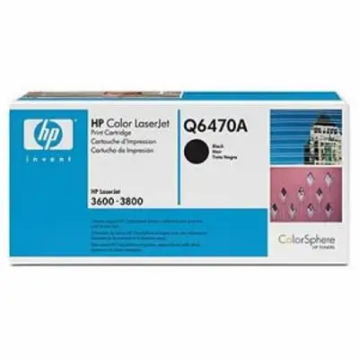 Тонер hp (Q6470A # ABE)-тонер color Black To LaserJet 3800/3600 6000 страниц | Компьютеры и офис