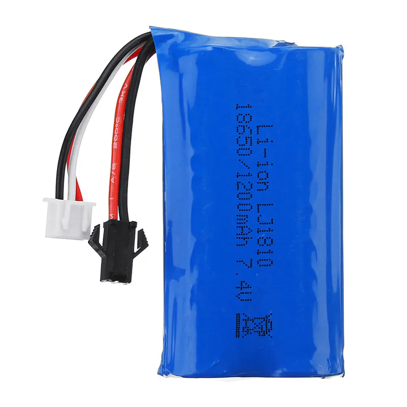 HS 18650 7 4 V 1200mAh 25C 2S литий ионный аккумулятор анти обратный разъем для 18301/18302 18311/18312 Rc