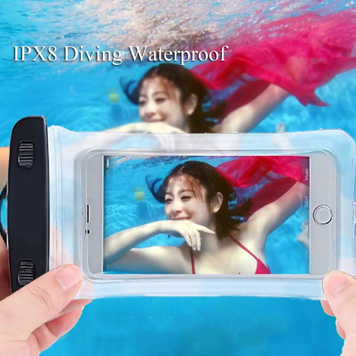 Универсальный Водонепроницаемый Чехол для руля велосипеда 2 в 1 IPX8