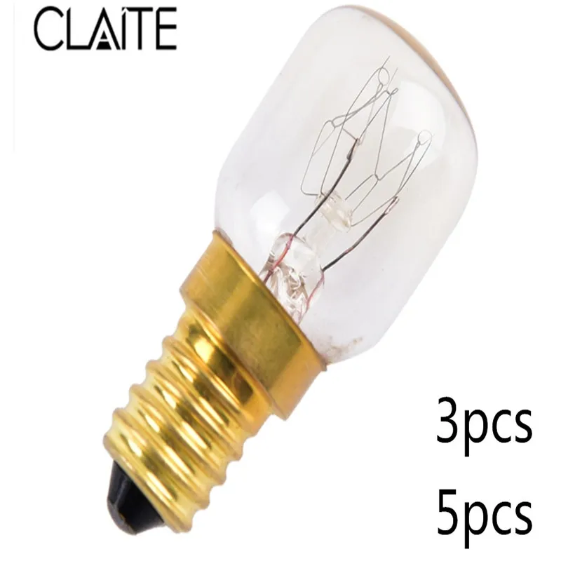 Паровой светильник CLAITE 3X 5X E14 T20 15 Вт 25 300 градусов высокая температура для духовки