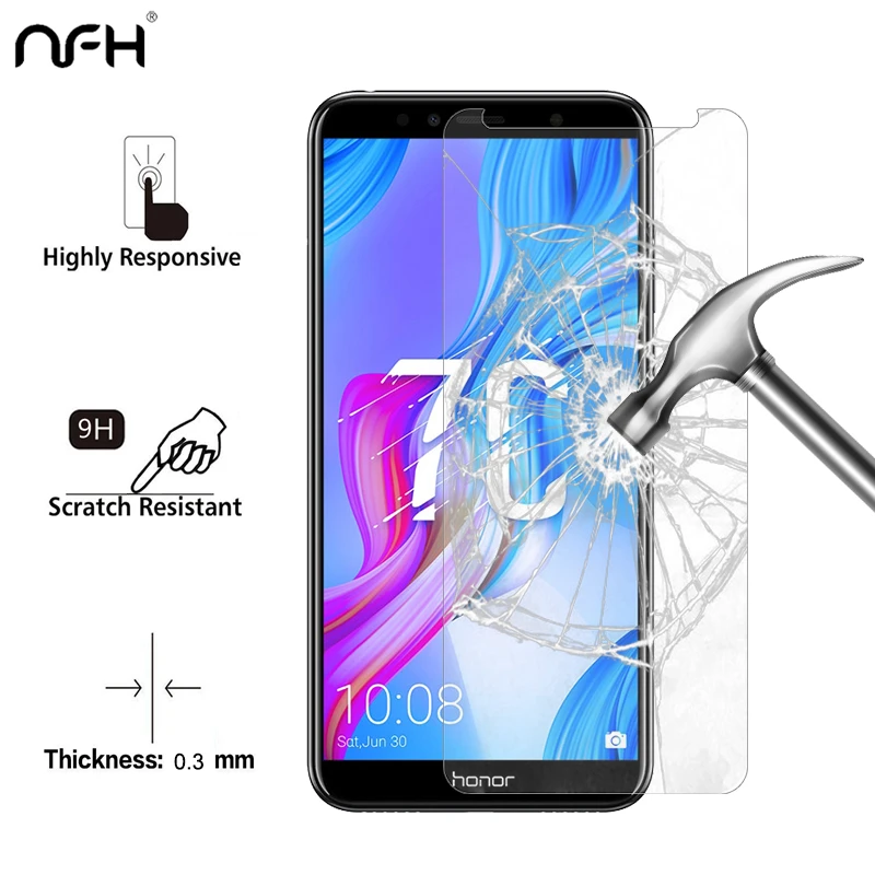 Закаленное стекло для хонор 7C Защитная пленка экрана huawei 7 C AUM L41 5 дюймов Русская