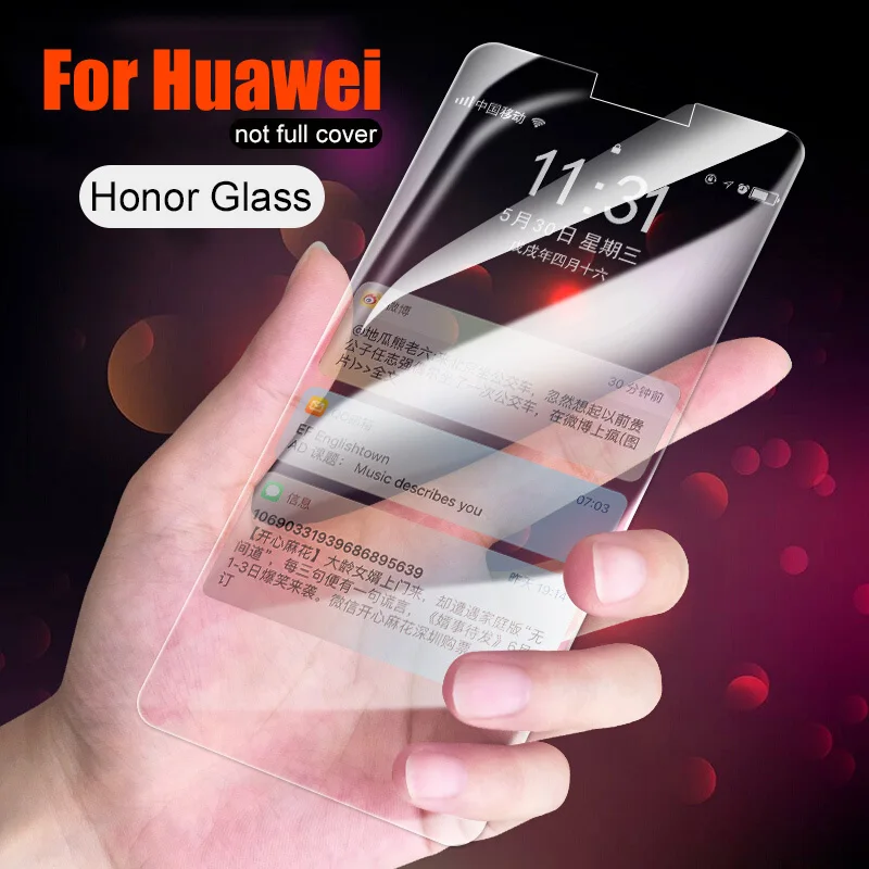 Honor 9 для Huawei 8x закаленное стекло 10 8 Lite 7x 6a 6c 6x7 6plus 9lite Защитная пленка