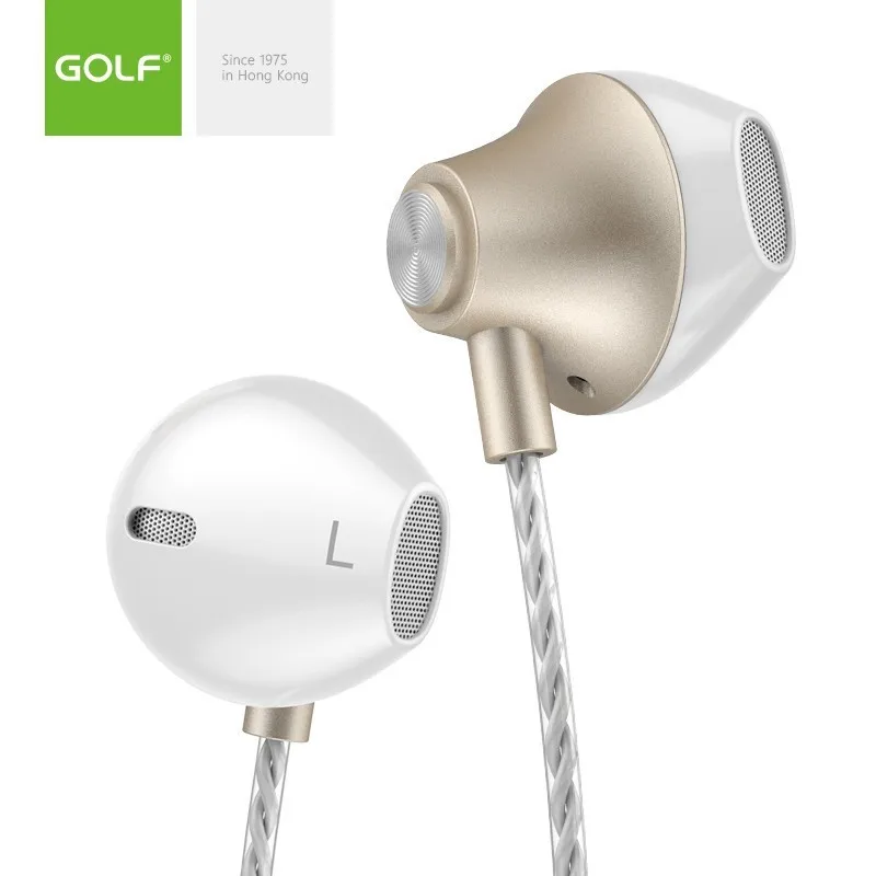 GOLF M17 Stereo Hearphones With Microphone Earbuds In-Ear Headset Bass Sound Music Earphone For Xiaomi Huawei Phone | Электроника