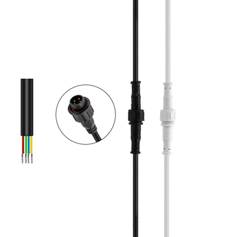 CLAITE 4 Pin 2A 24AWG маленький размер водонепроницаемый женский и мужской разъем кабель