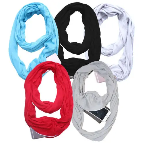 Женский шарф Infinity легкий круглый полупрозрачная шаль с принтом |