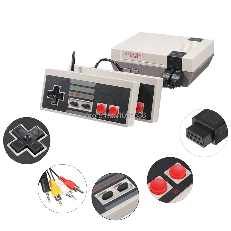 Игровая консоль ретро для двух игроков 620 встроенных игр | Электроника