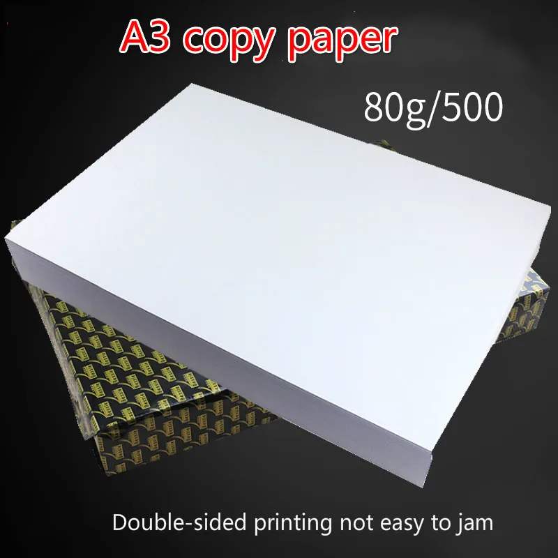 A3 80G 500Sheets full wood pulp photocopy sizes printed white writing paper Manufacturers wholesale office inkjet paper roll