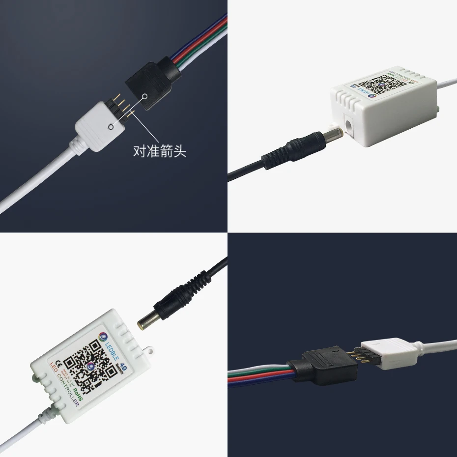 DC12V 24V RF LED Диммер контроллер Bluetooth RGB пульт дистанционного управления музыкой для