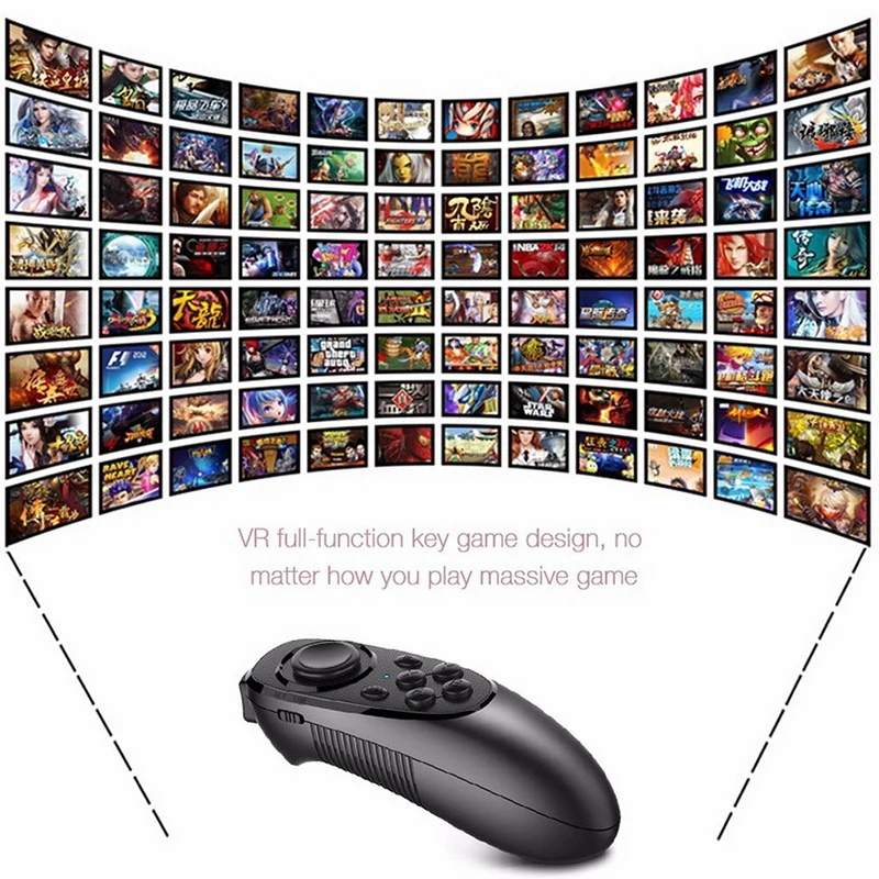 Беспроводной Bluetooth геймпад контроллер VR для телефонов IOS и Android джойстик