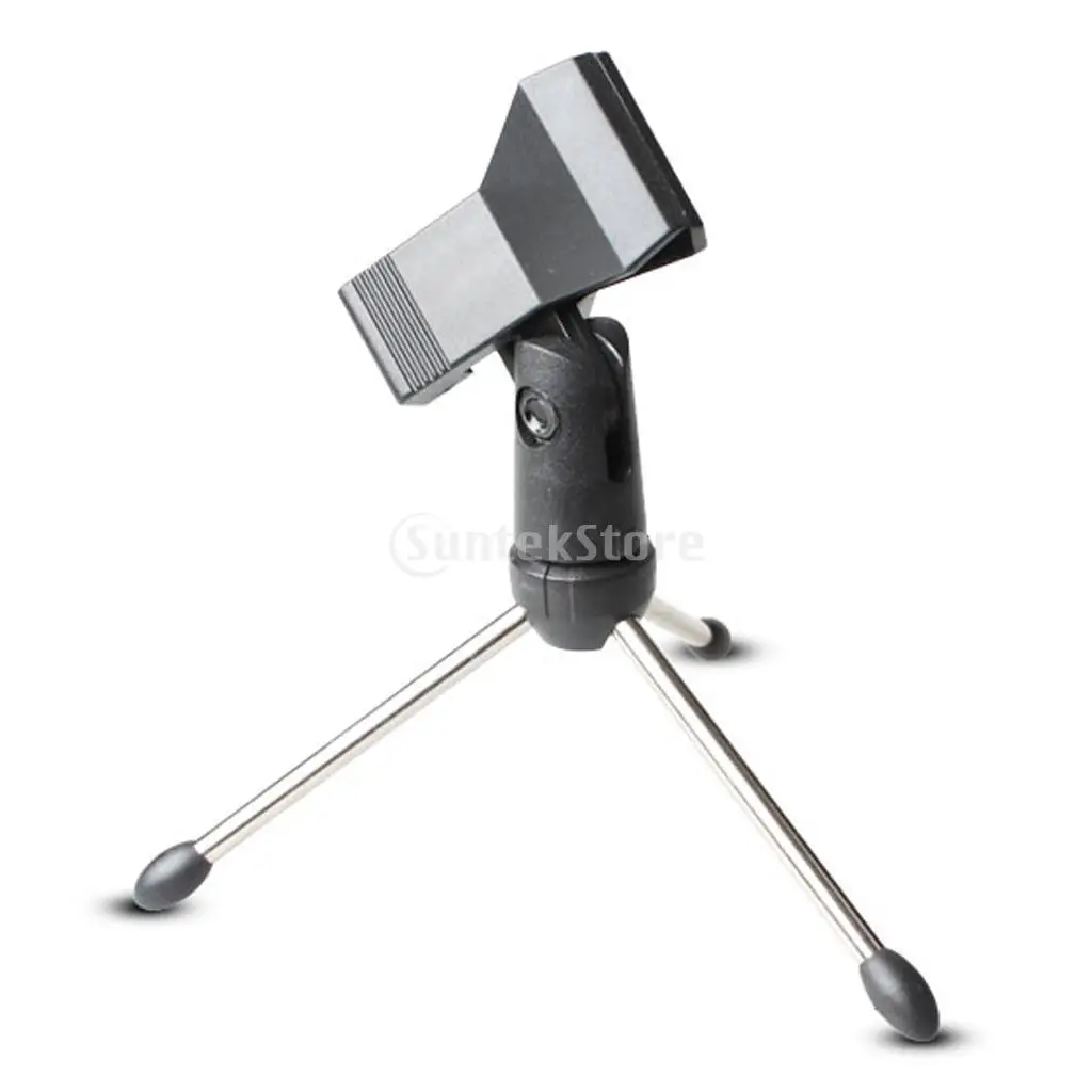 Регулируемый металлический Настольный Штатив с микрофоном|table mic|microphone clampmic
