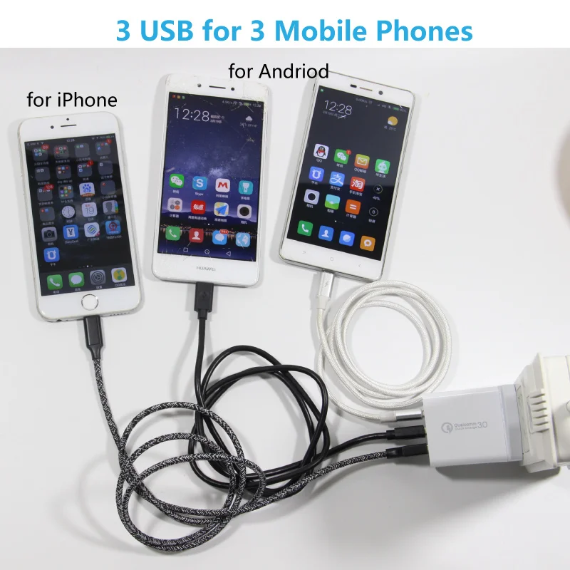 QC 3 0 зарядное устройство для быстрой зарядки 5A 30 Вт Usb Qualcomm Быстрая зарядка