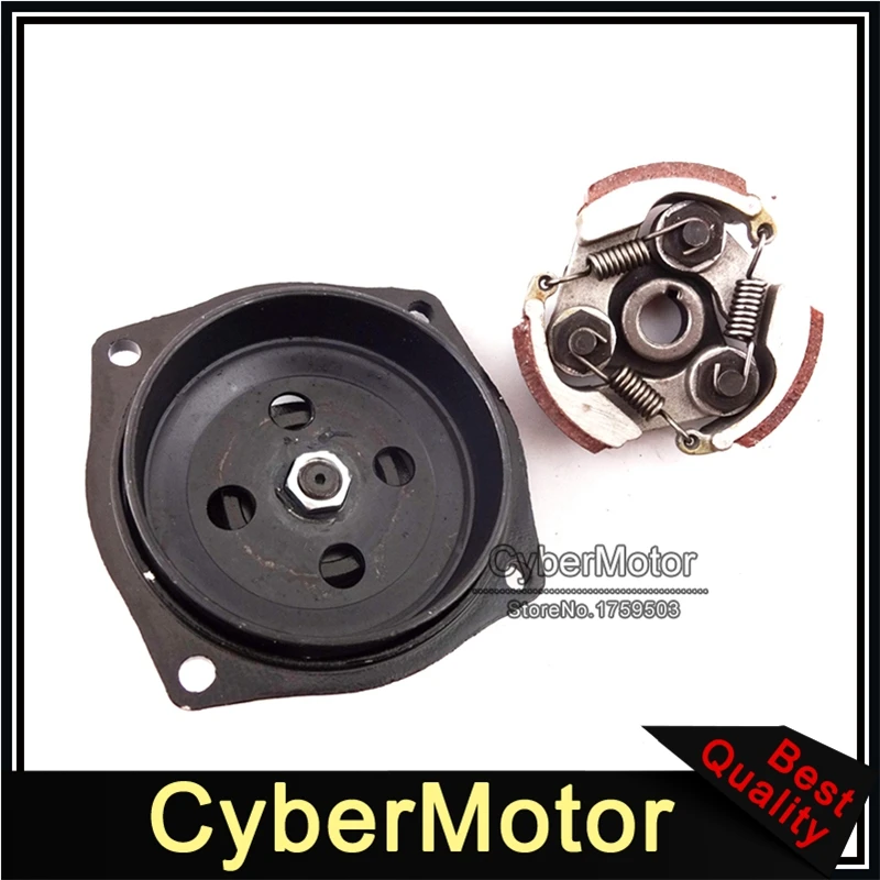 25H 6 Tooth Drum Gear Box With Clutch Pad For 2 Stroke 47cc 49cc Engine Chinese Minimoto Pocket Kids Quad ATV Dirt Bike |