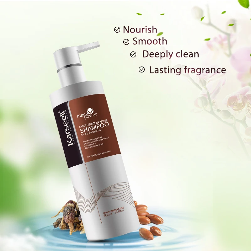 Шампунь Karseell Argan Oil питательный устраняет глубокое очищение волос делает волосы