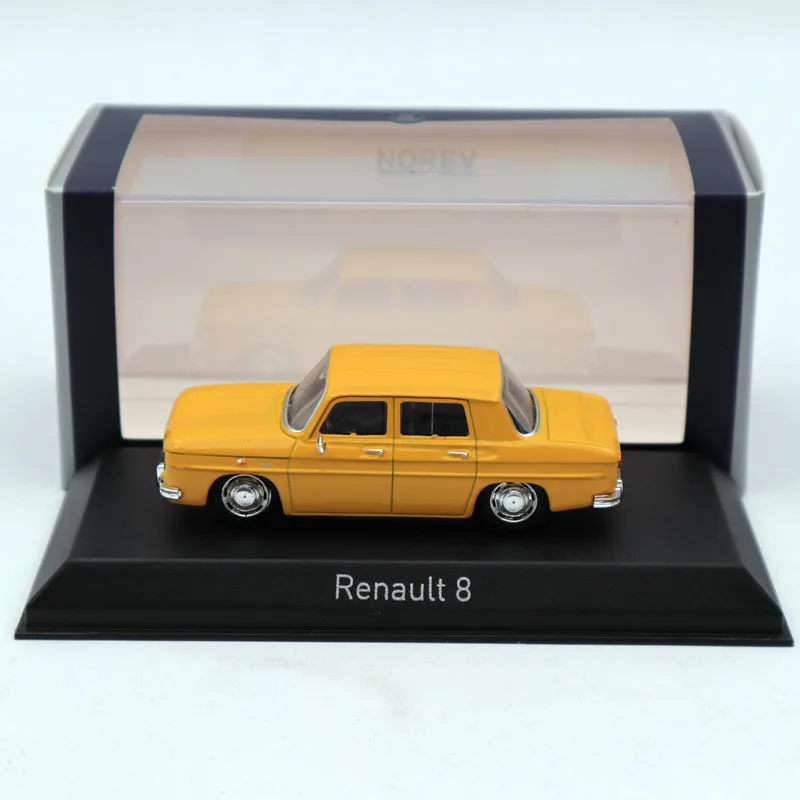 NOREV 1:43 Renault 8 желтый DIECASET модель Ограниченная серия Коллекция игрушечная
