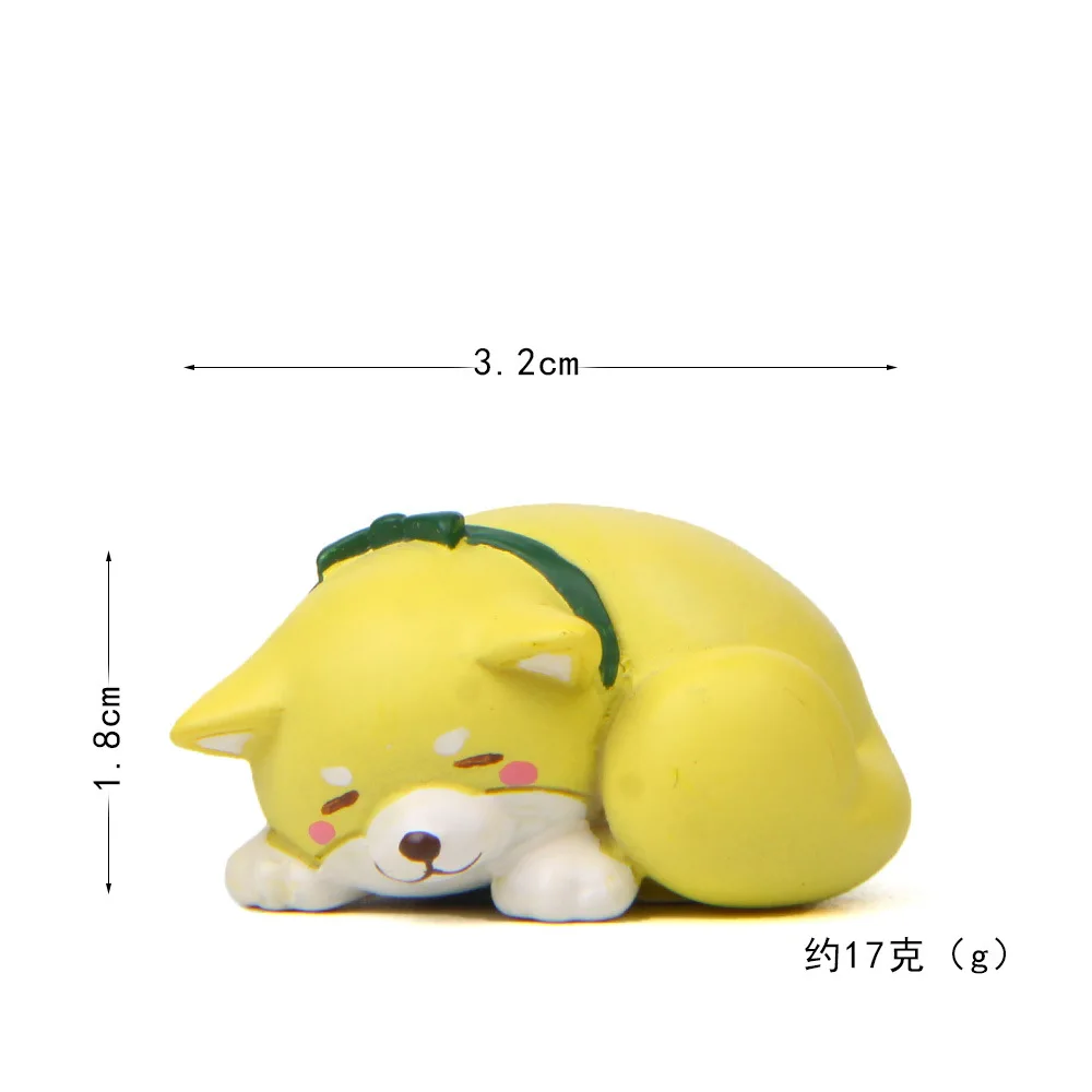Милые Шиба ину Акита фигурки модель игрушки сумка маленький Pet Shop мини животных