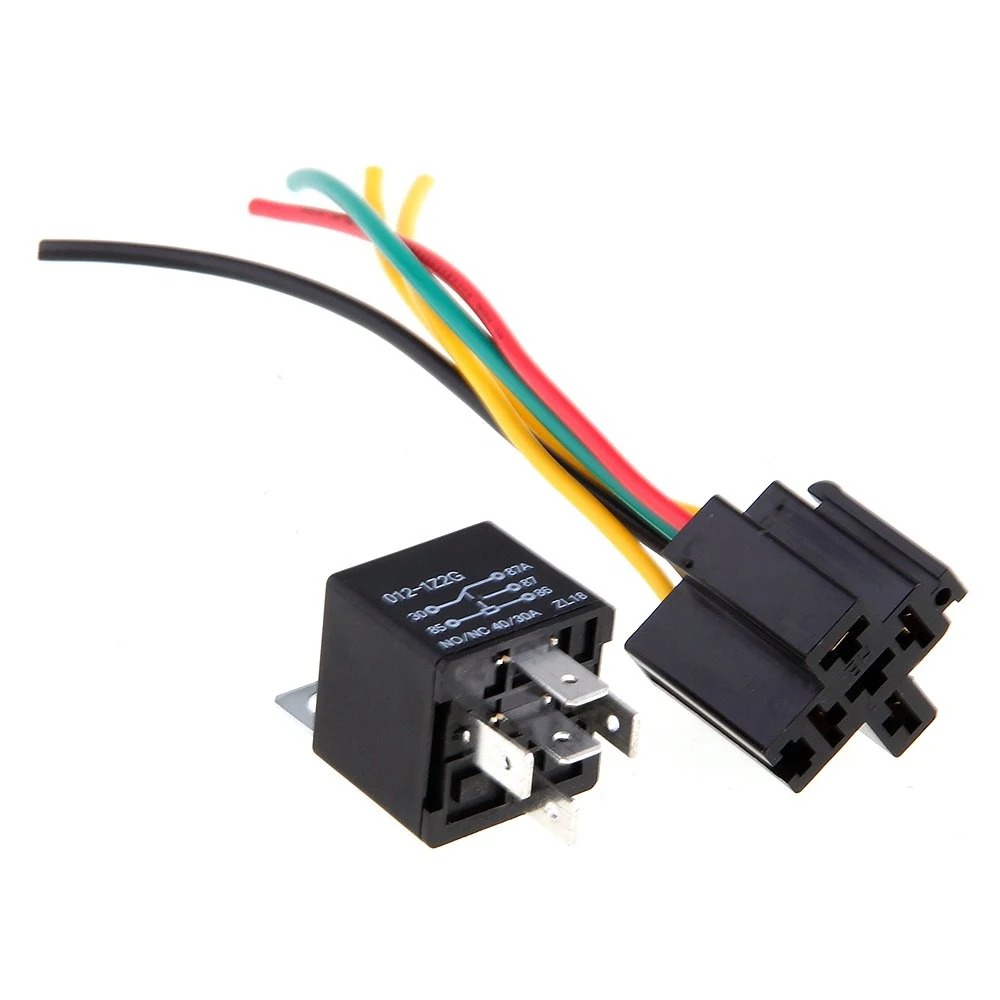 5 ретранслятор реле Pin12V 30/40a + кабельный разъем для автомобиля | Мобильные телефоны