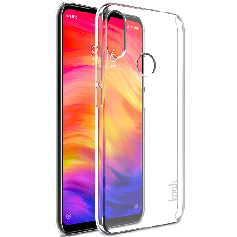 Чехол для Xiaomi Redmi 7 чехол Note Pro жесткие чехлы Imak из поликарбоната телефона