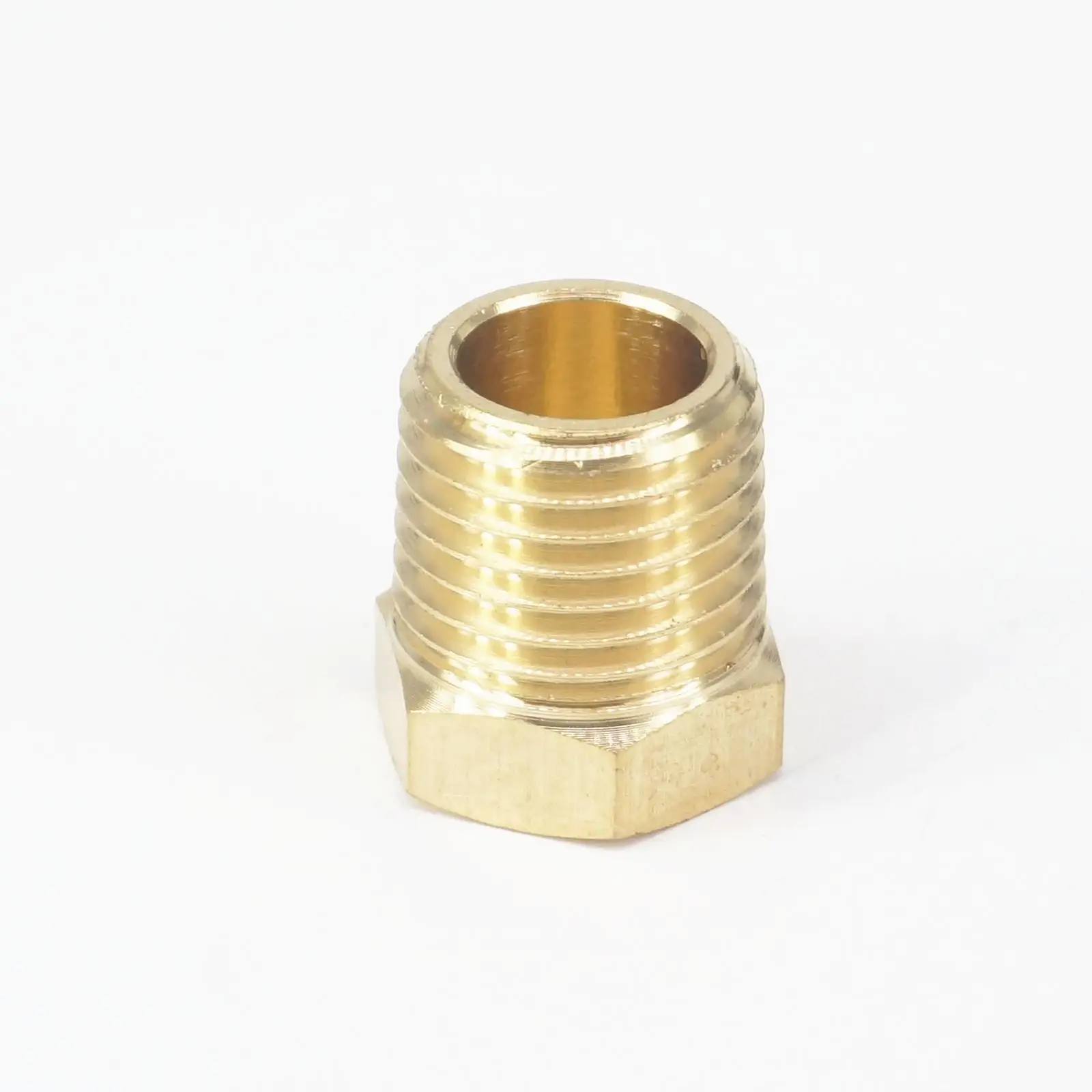 1/4 &quotNPT Мужской шестигранный штекер латунный фитинг для труб адаптер воды газа