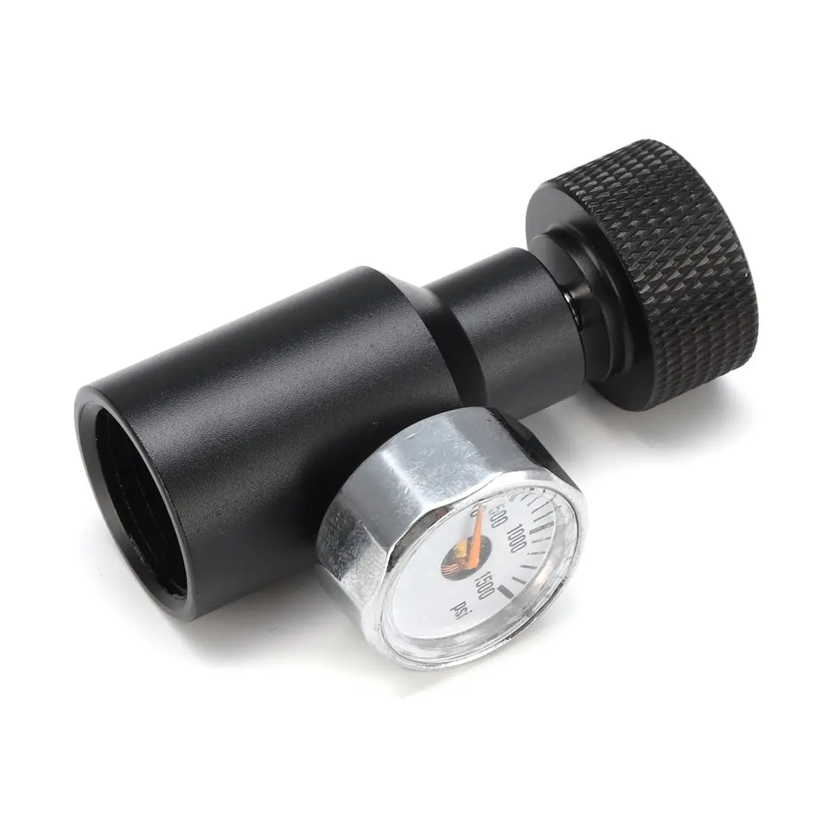 

1500 PSI CO2 Fill Adaptor Regulator On/Off Gauge Valve For Paintball