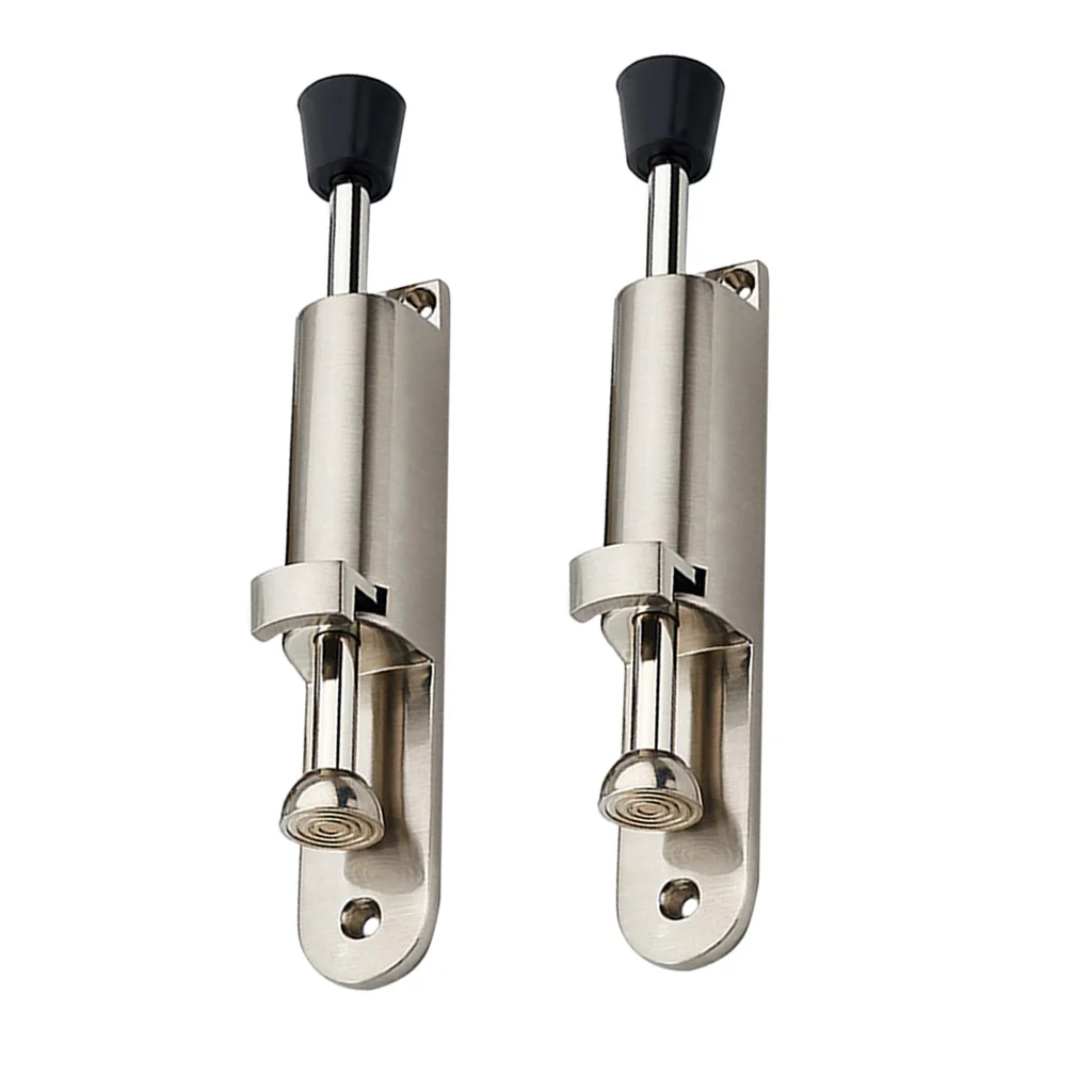 

2Pcs Door/Gate Spring Loaded Kick Down Doorstop Garage Shed Stay Stop