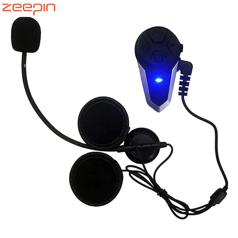 Новое поступление Zeepin BT S3 Многофункциональный мотоцикл Bluetooth 1000 м Интерком