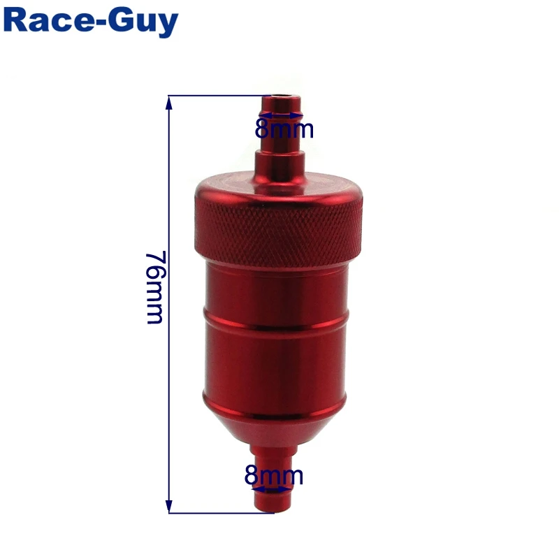 1/4 &quotАлюминиевый Газовый топливный фильтр для Honda Yamaha Suzuki Kawasaki Pit Dirt Bike ATV Quad 4 Wheeler