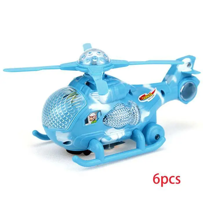 Красочное светодиодное освещение самолет вертолет игрушка Проектор Дети RC