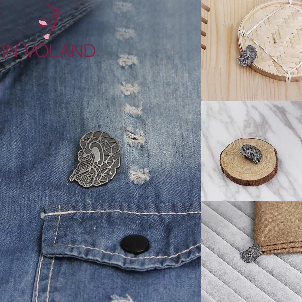 Модные мини Милая мультяшная форма застежкой брошь контактный как