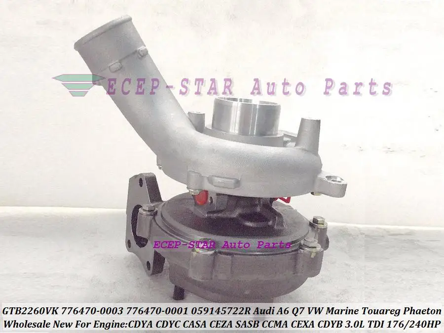 GTB2260VK 776470 5003S 5001S турбо для Audi A6 Q7 VW судовой Touareg Phaeton 07 SASB CDYA CDYC CASA CEZA 3.0L TDI|turbo turbo